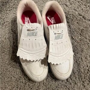 Nike Women's Cream Vintage Golf Shoes